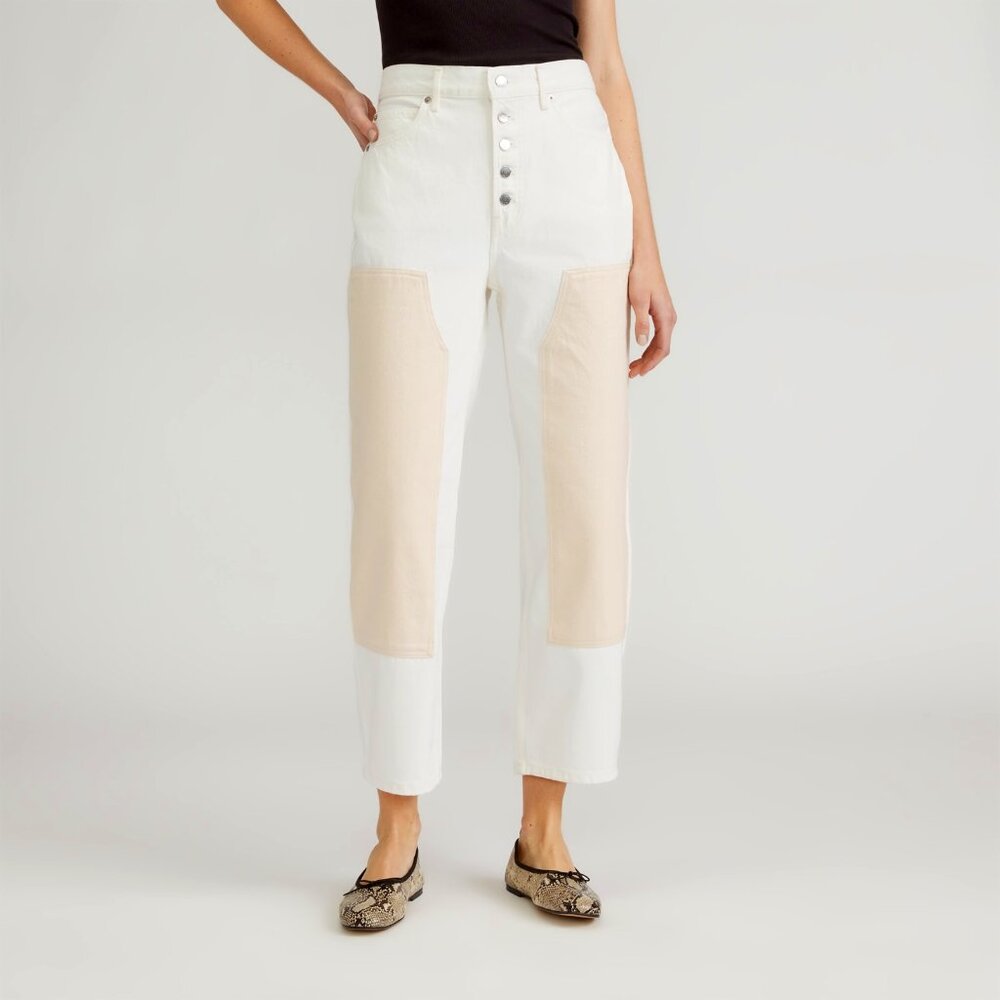Everlane The Painter Jean White Base - Size 31